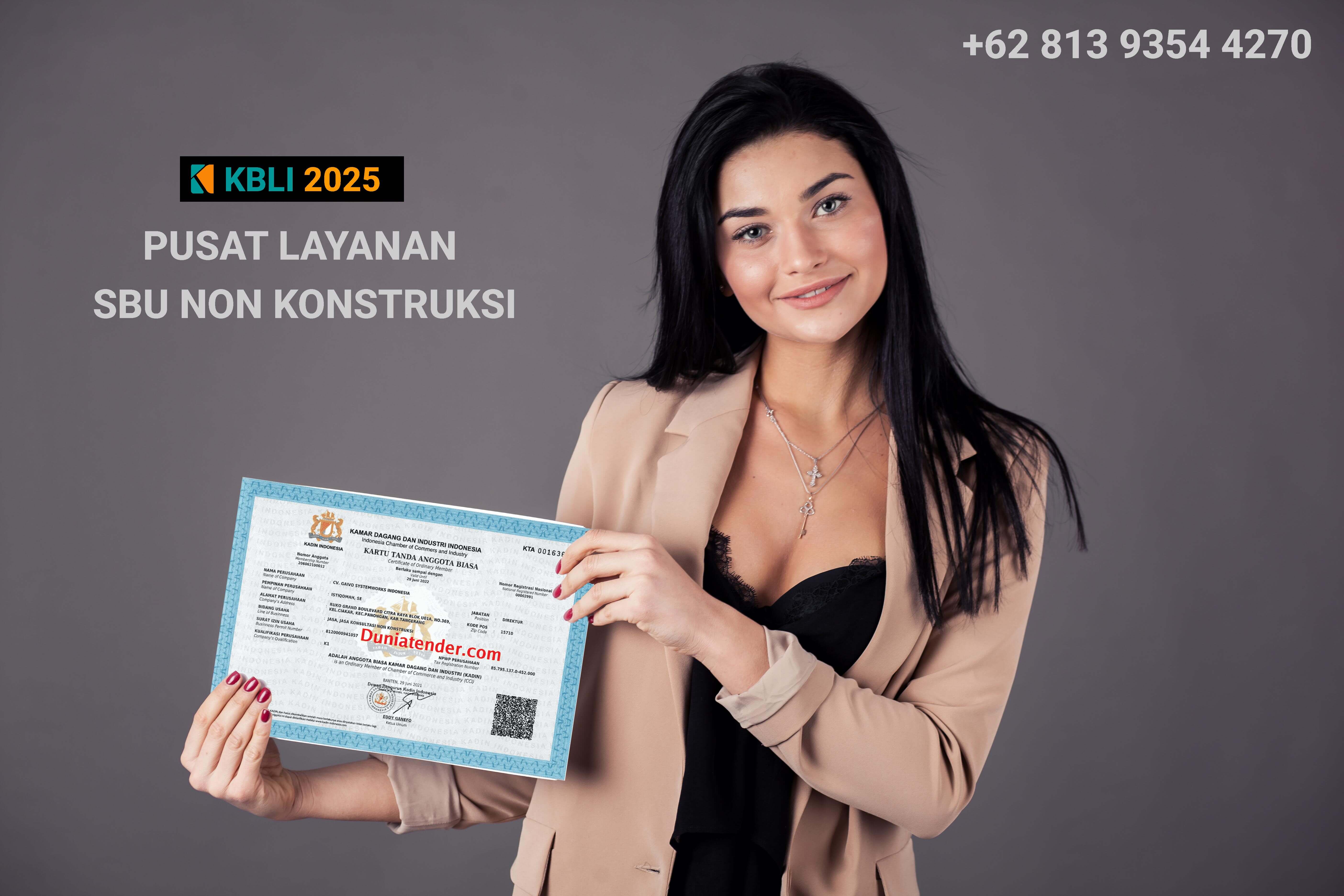 SBU KADIN Bidang Pertanian - Jasa Pemasokan Barang